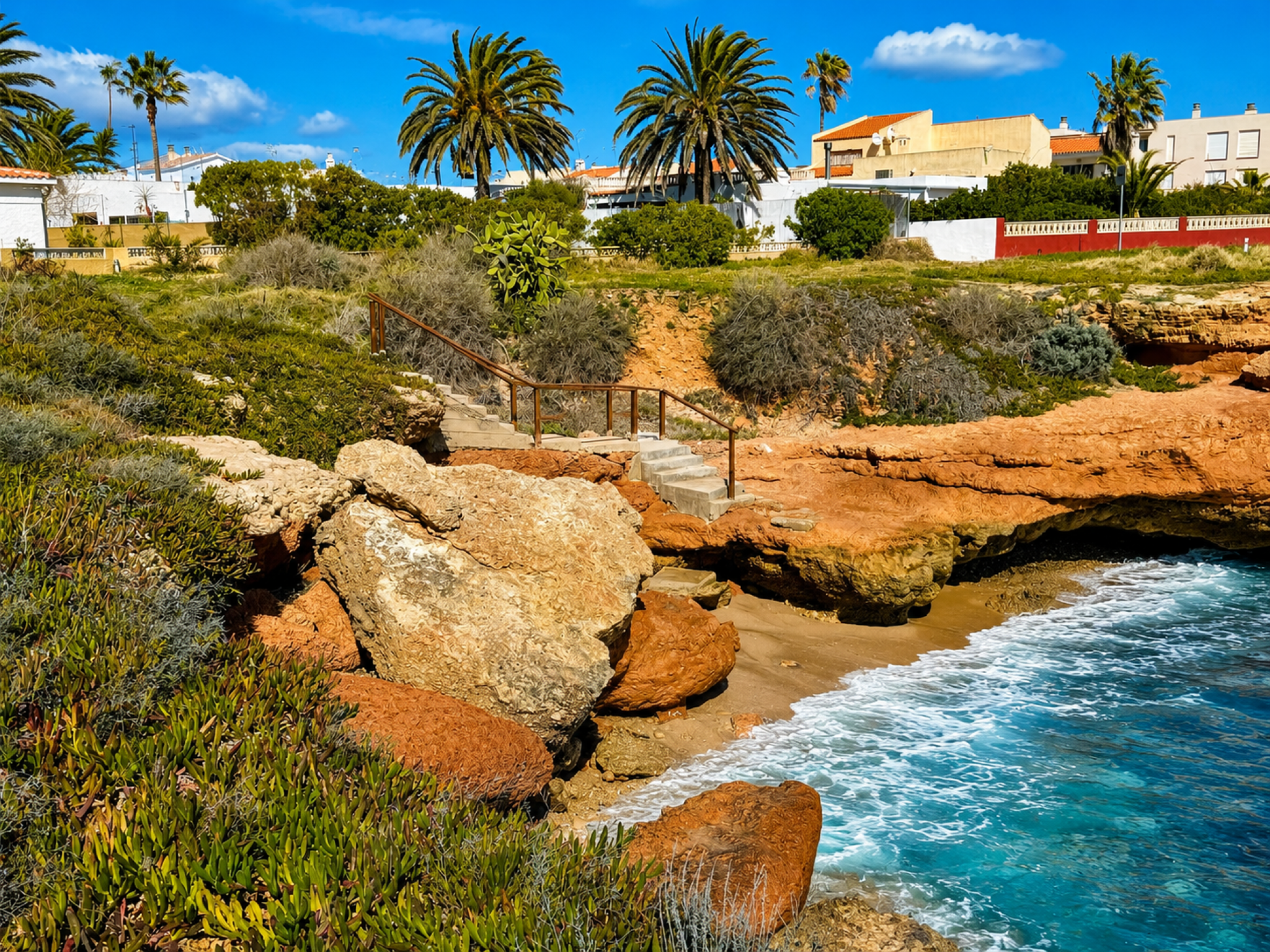 Cala natural de roca