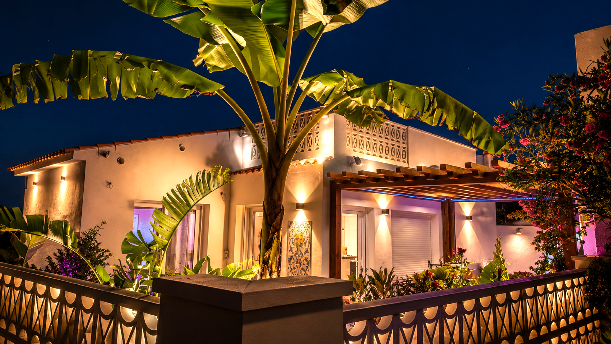 Casa de noche